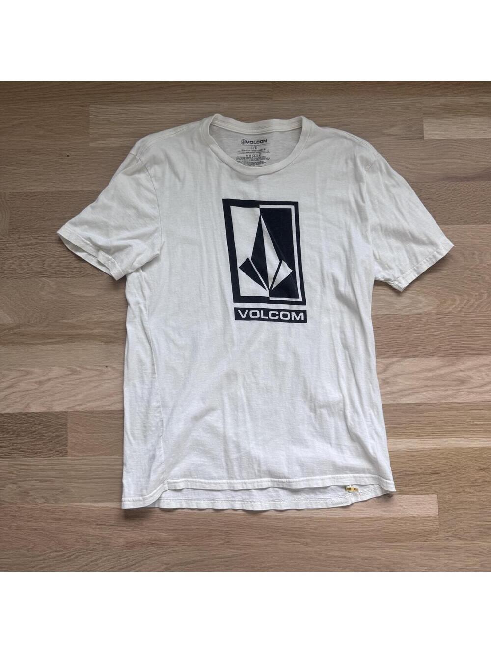 Volcom Stone Logo White Graphic T-Shirt